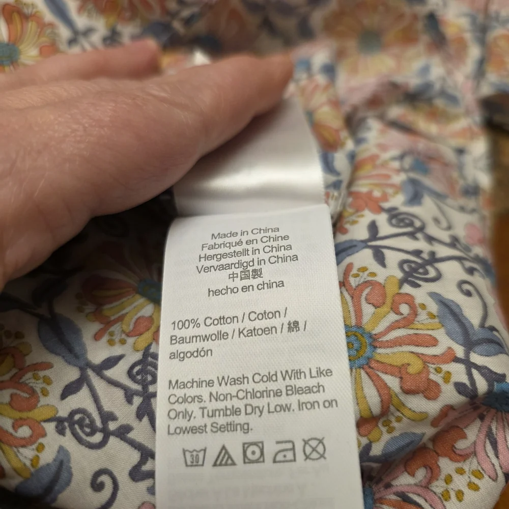 J. Crew Floral Print Women's Blouse Size S Nwt